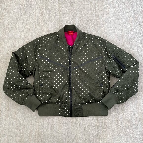 Nike Jackets & Blazers - Nike Track and Field Windbomber Polka Dot Zip Up Jacket M